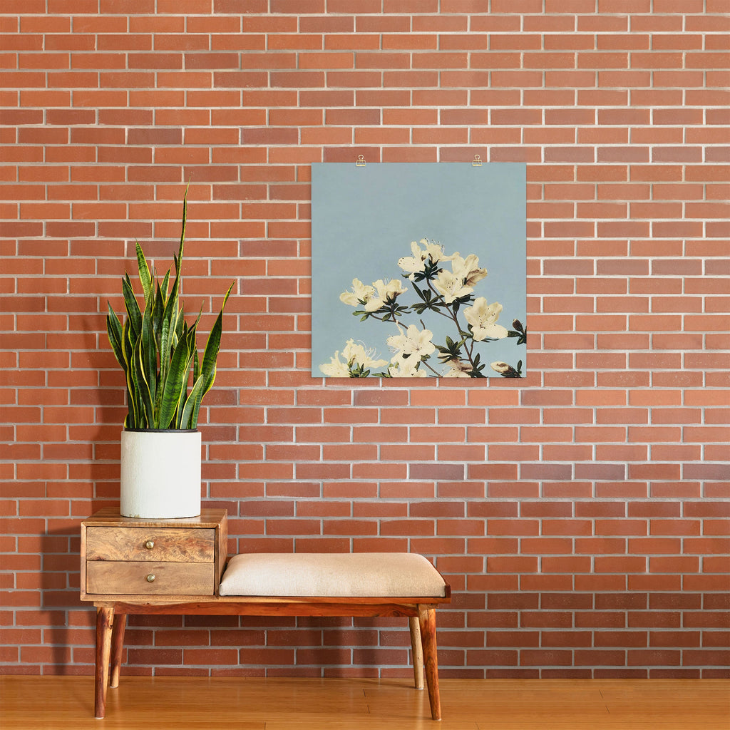 kazegami Japanese Azaleas Art Print