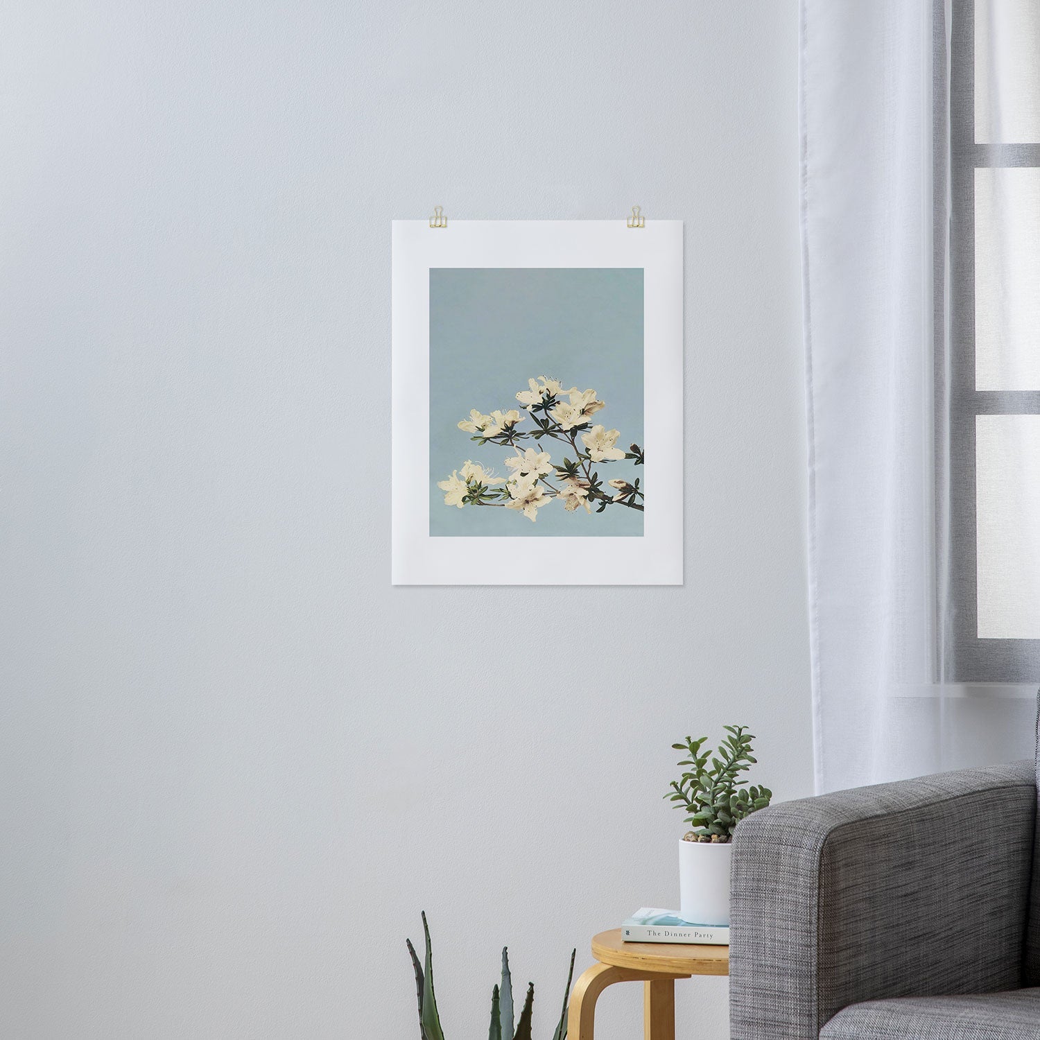 kazegami Japanese Azaleas Art Print
