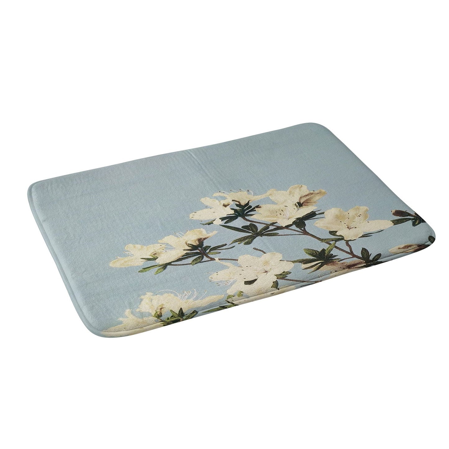 kazegami Japanese Azaleas Memory Foam Bath Mat