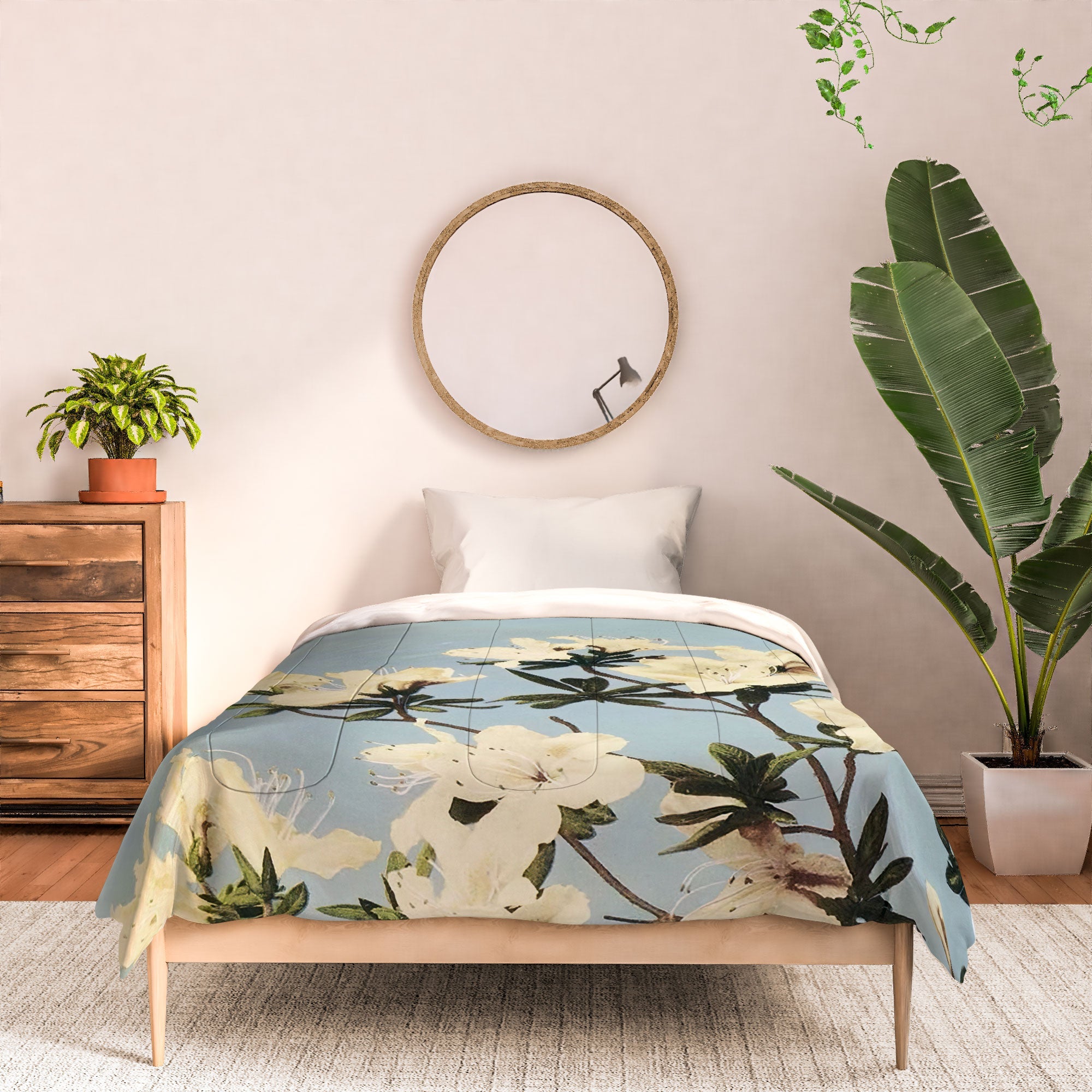 kazegami Japanese Azaleas Comforter
