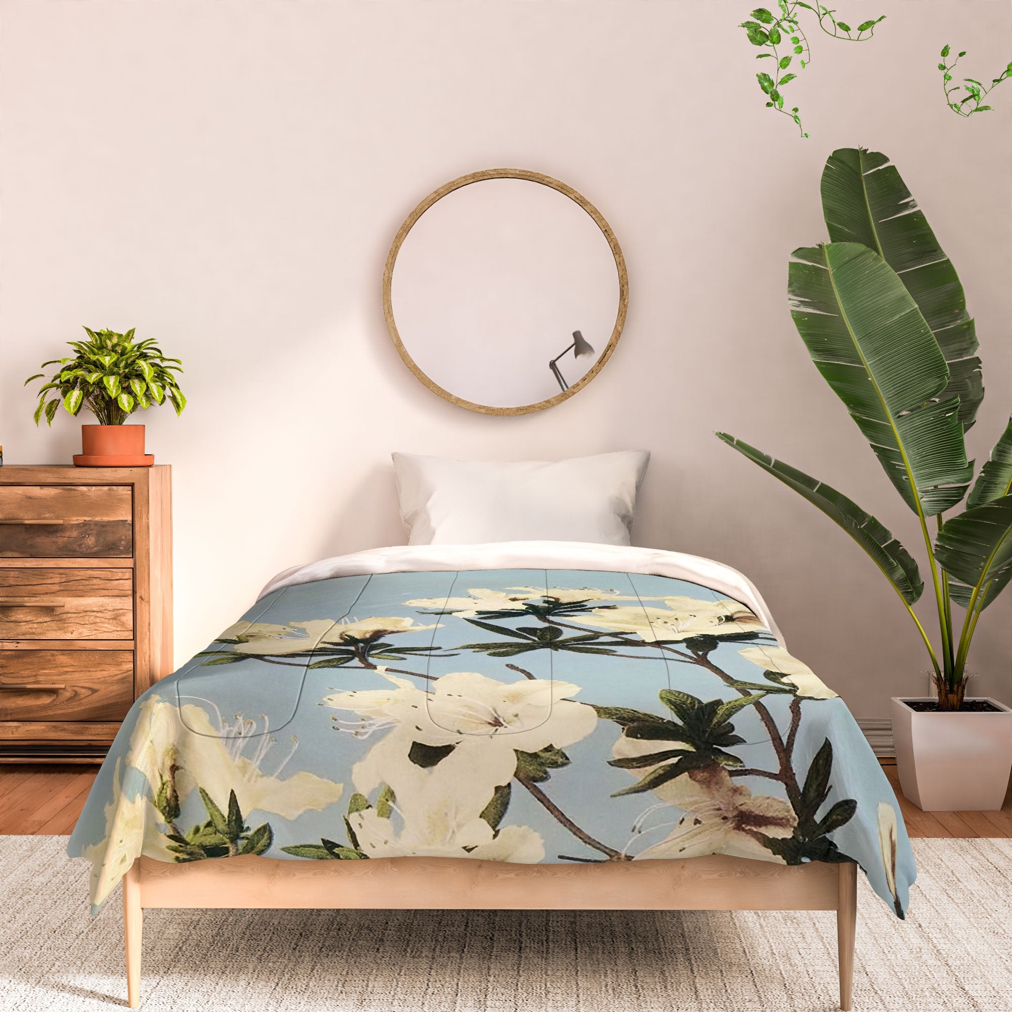 kazegami Japanese Azaleas Comforter