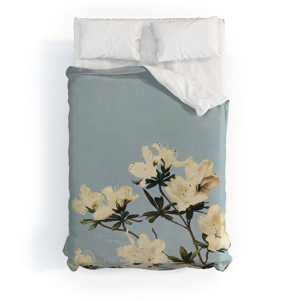 kazegami Japanese Azaleas Duvet Cover