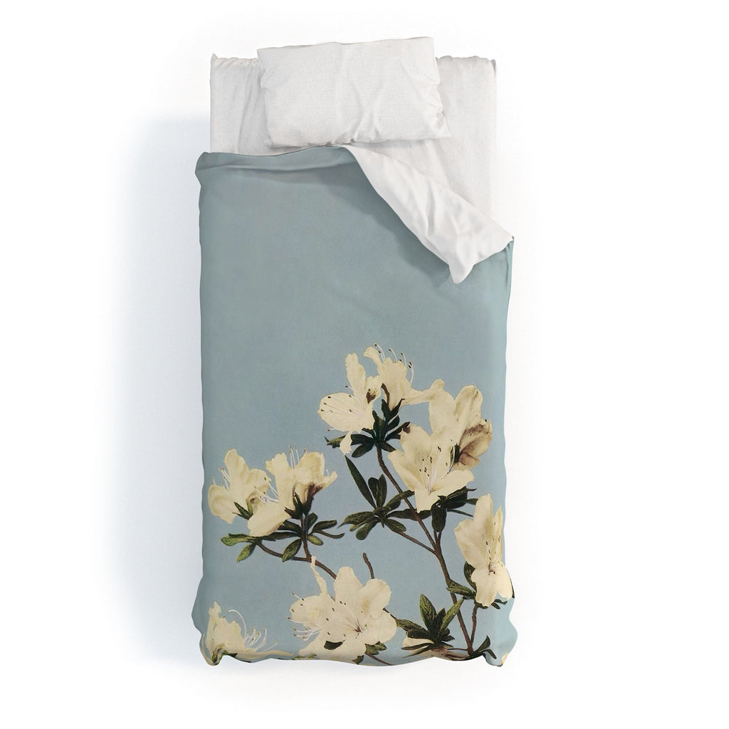 kazegami Japanese Azaleas Duvet Cover