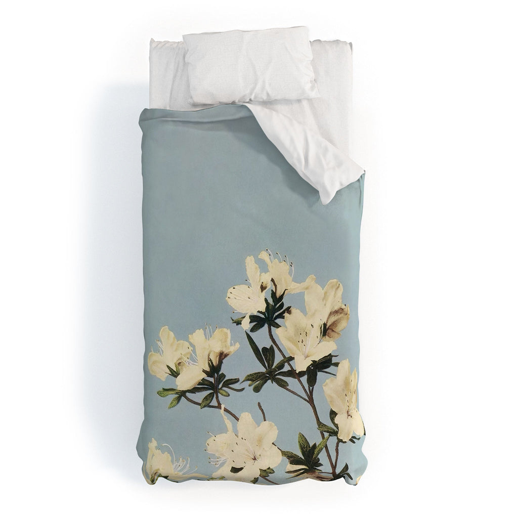 kazegami Japanese Azaleas Duvet Cover