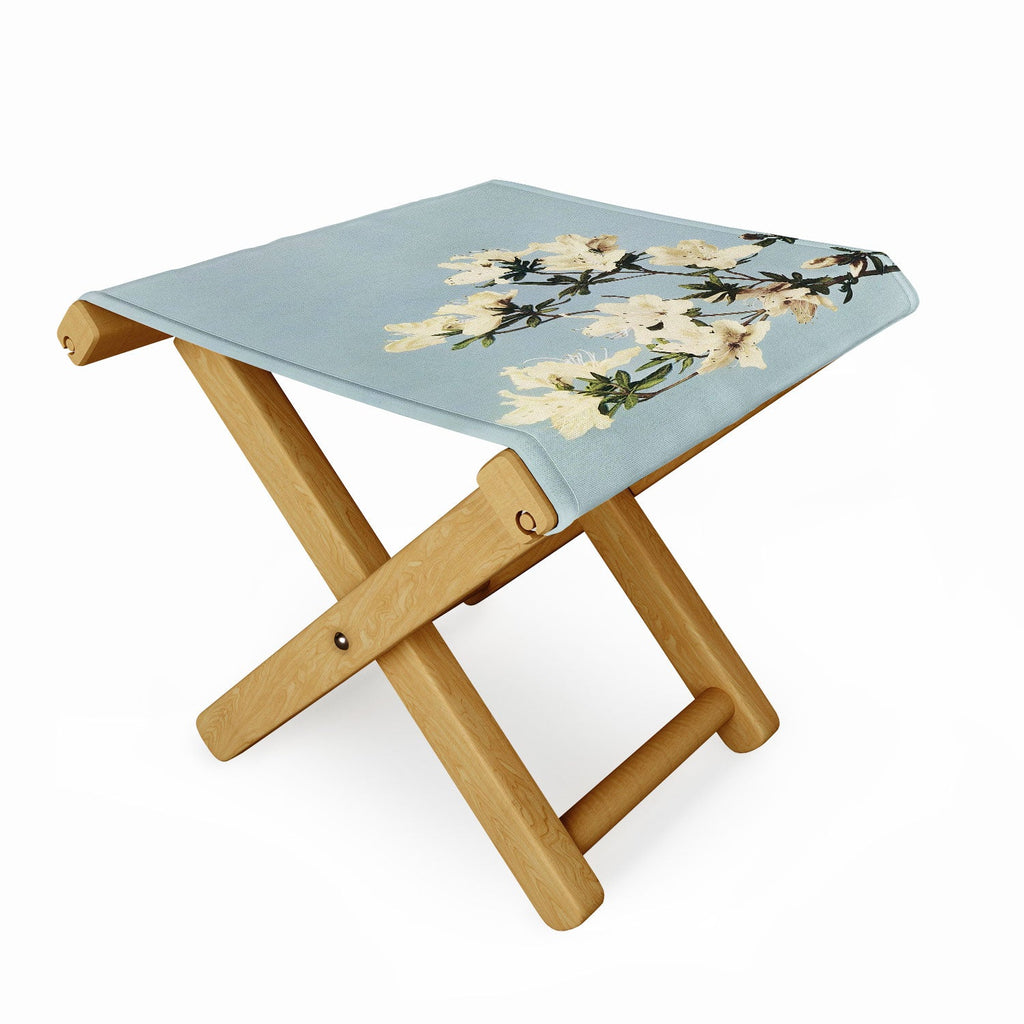 kazegami Japanese Azaleas Folding Stool