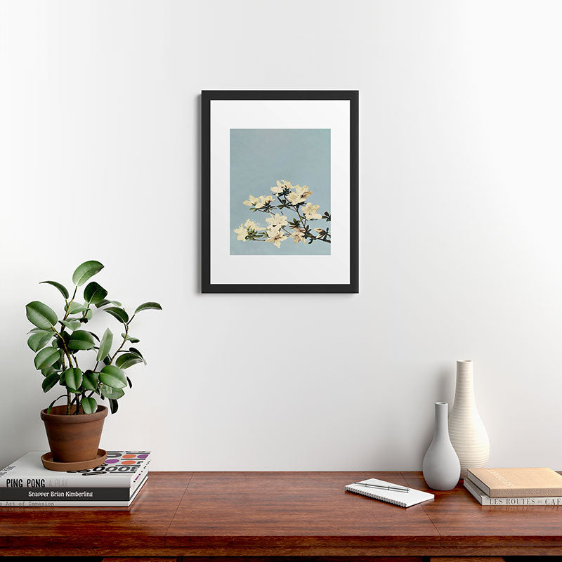 kazegami Japanese Azaleas Framed Art Print