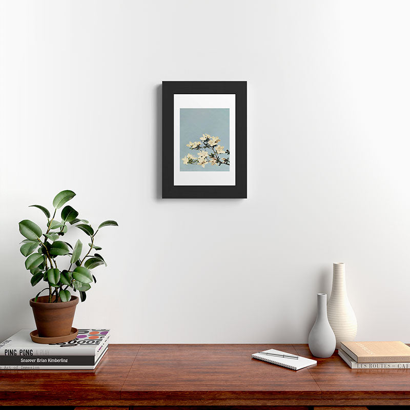 kazegami Japanese Azaleas Framed Art Print