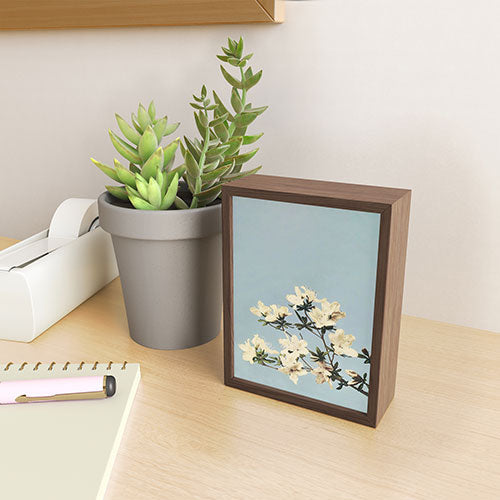 kazegami Japanese Azaleas Framed Mini Art Print