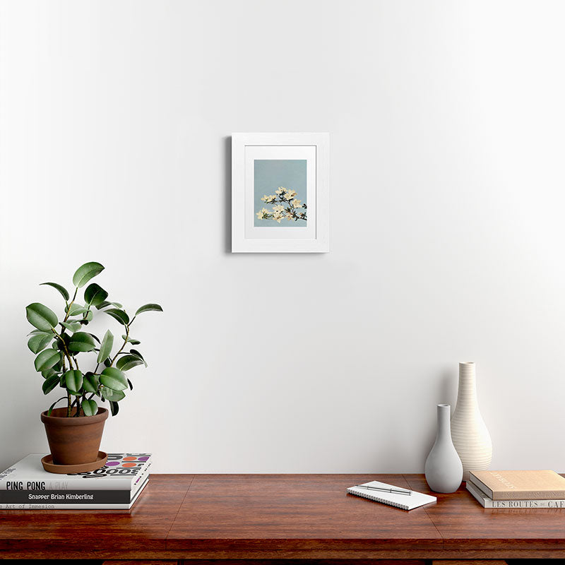 kazegami Japanese Azaleas Framed Art Print