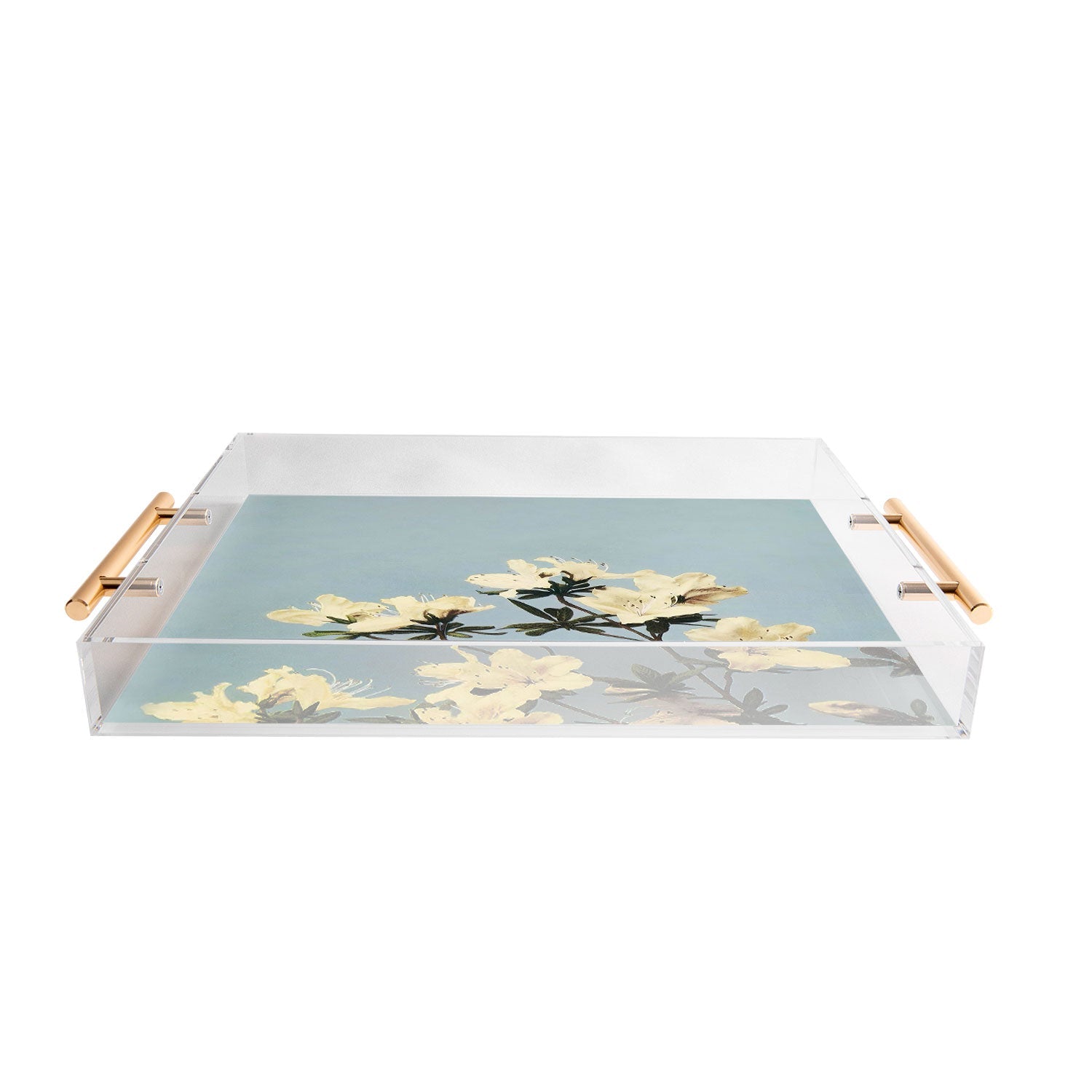 kazegami Japanese Azaleas Acrylic Tray