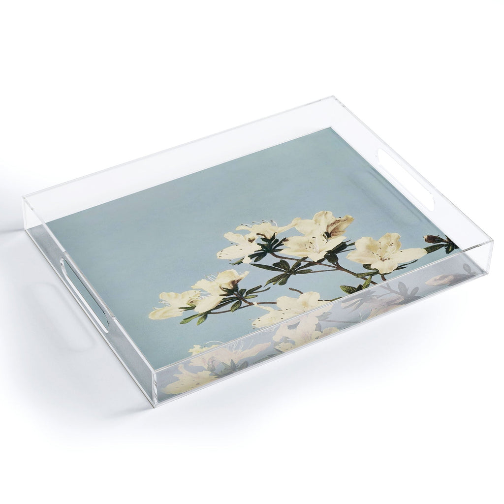 kazegami Japanese Azaleas Acrylic Tray