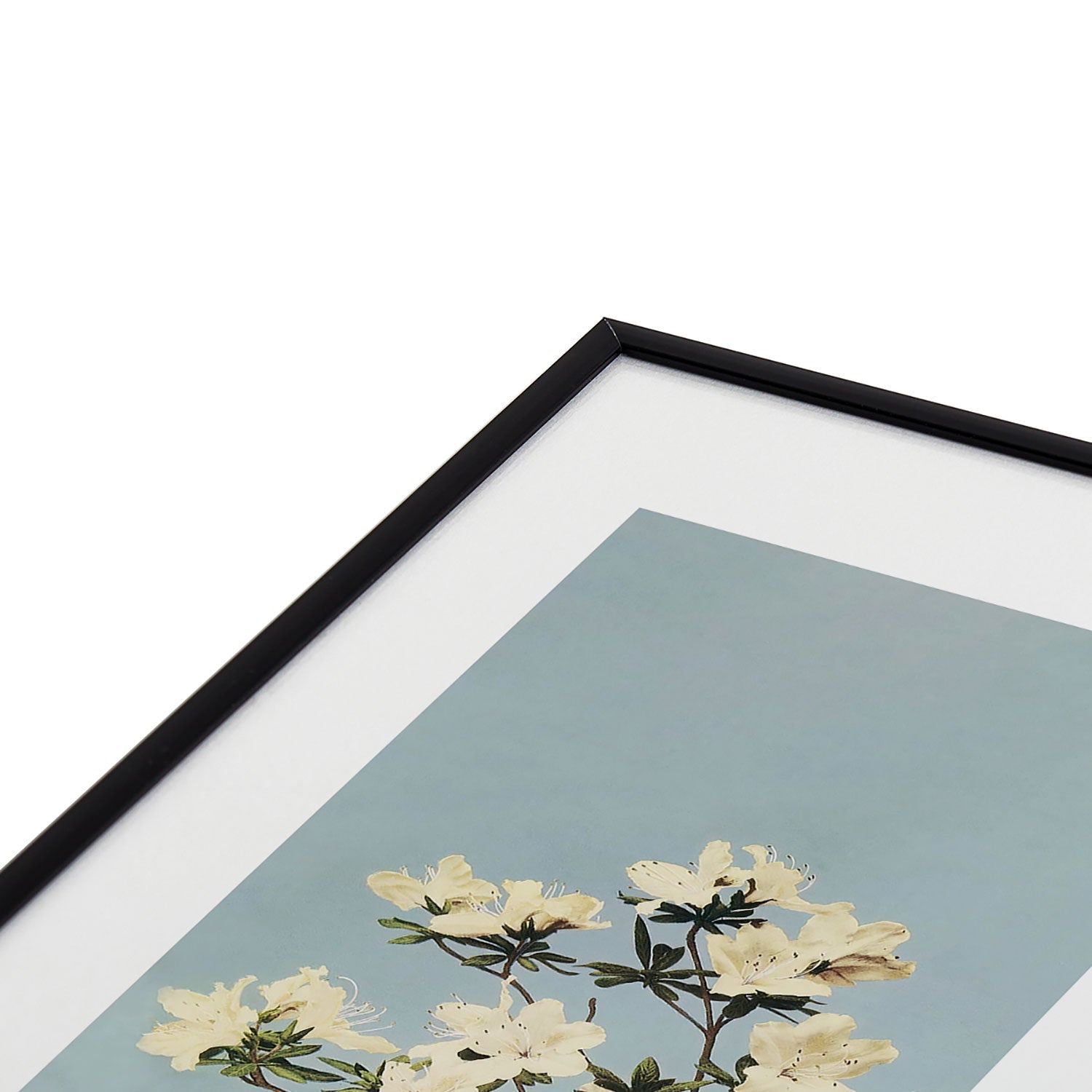kazegami Japanese Azaleas Metal Framed Art Print