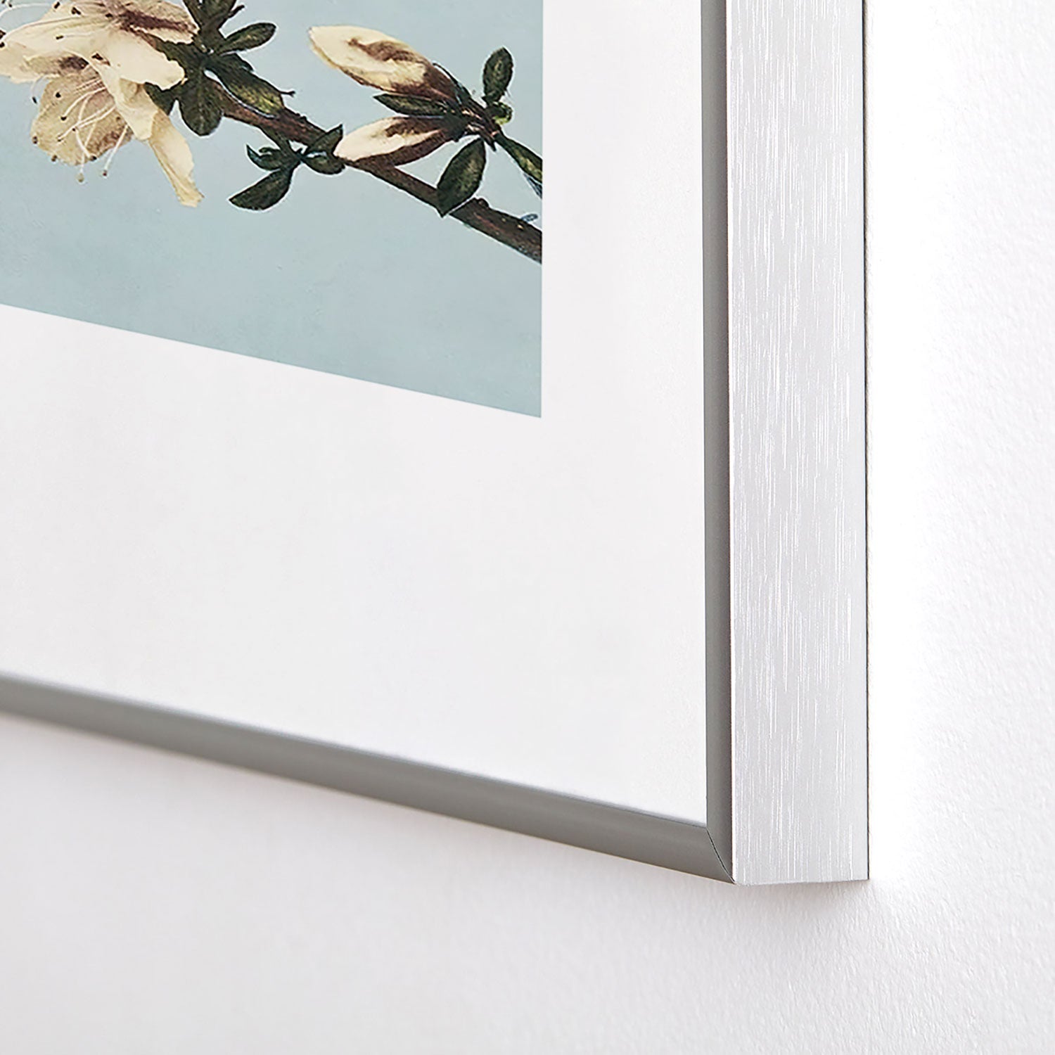 kazegami Japanese Azaleas Metal Framed Art Print