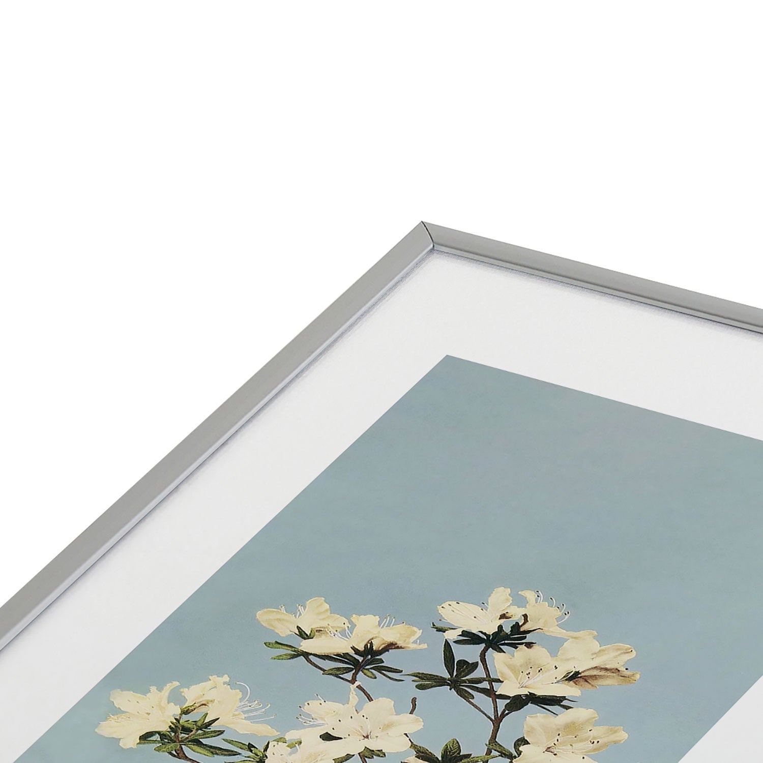 kazegami Japanese Azaleas Metal Framed Art Print