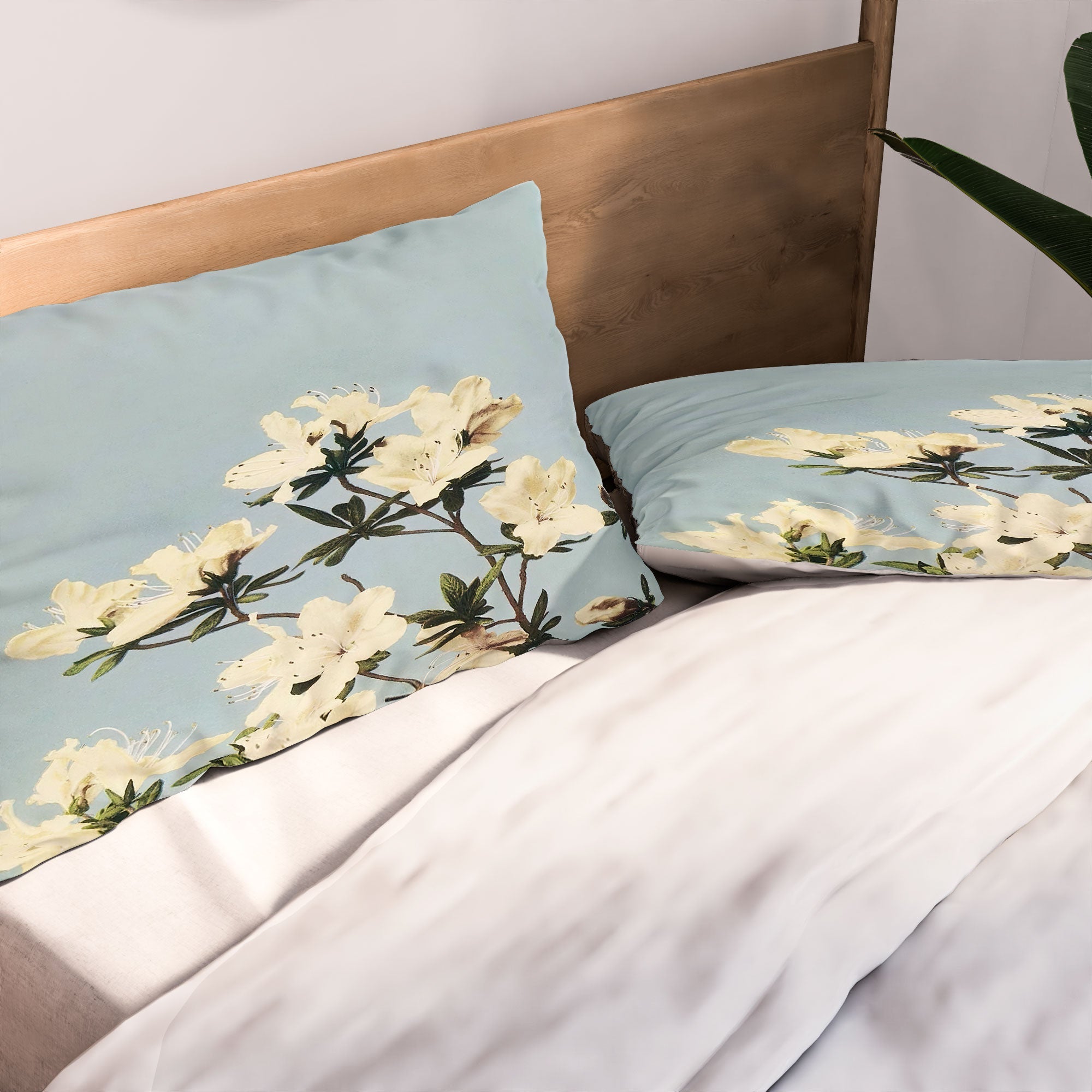 kazegami Japanese Azaleas Pillow Shams