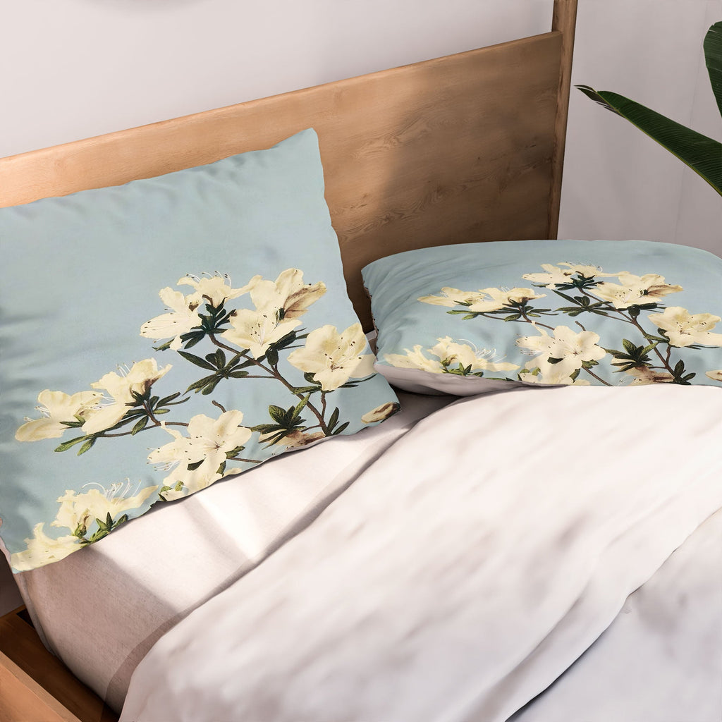 kazegami Japanese Azaleas Pillow Shams
