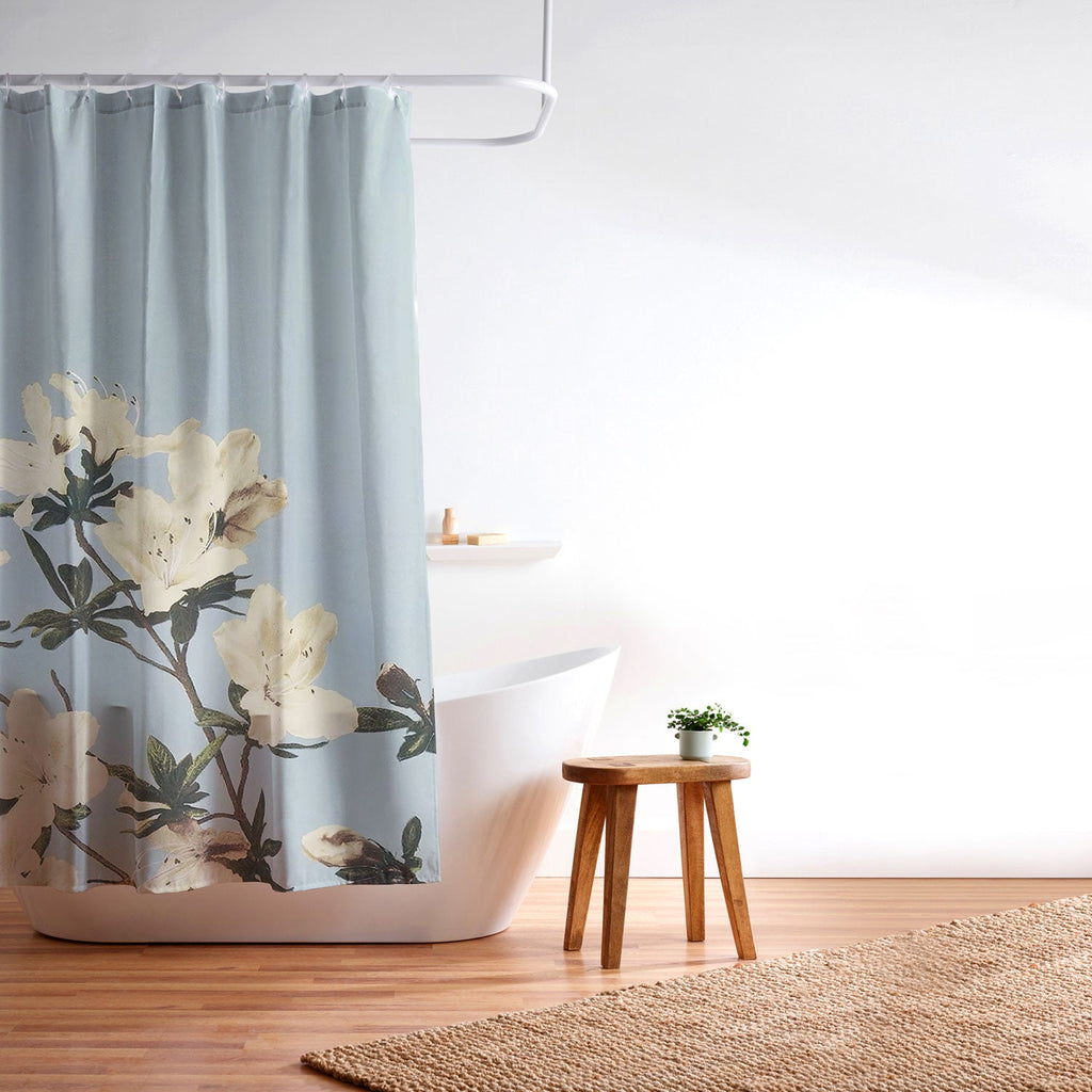 kazegami Japanese Azaleas Shower Curtain