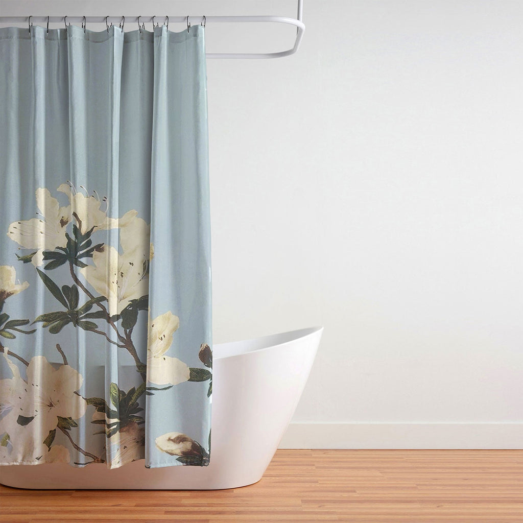 kazegami Japanese Azaleas Shower Curtain