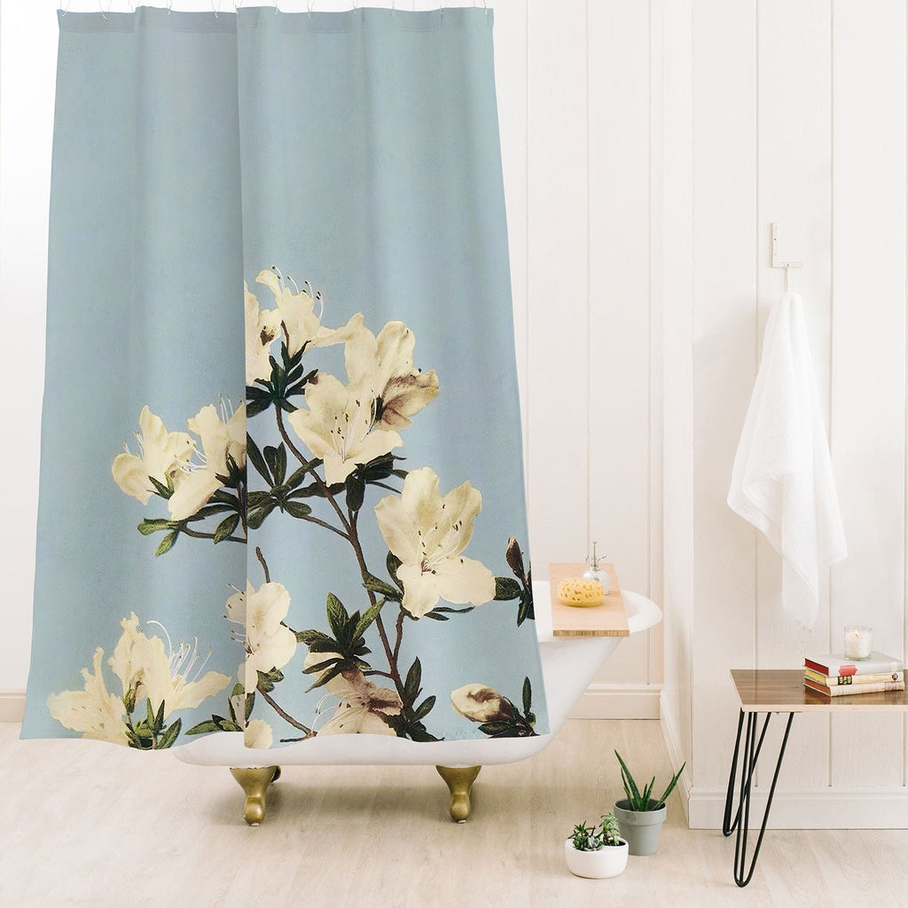 kazegami Japanese Azaleas Shower Curtain