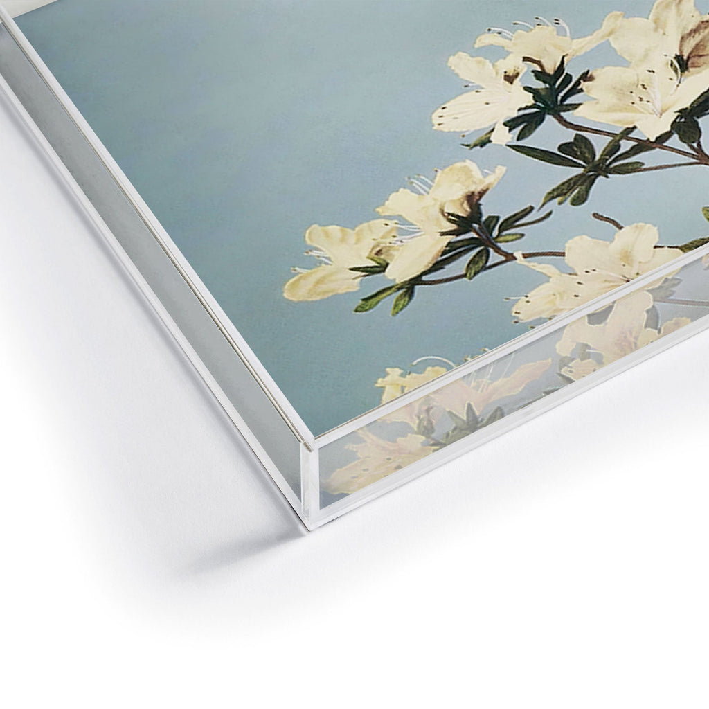 kazegami Japanese Azaleas Acrylic Tray