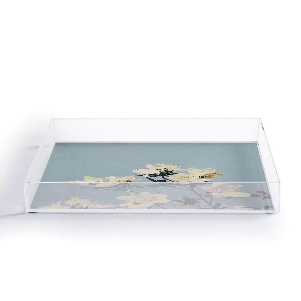 kazegami Japanese Azaleas Acrylic Tray