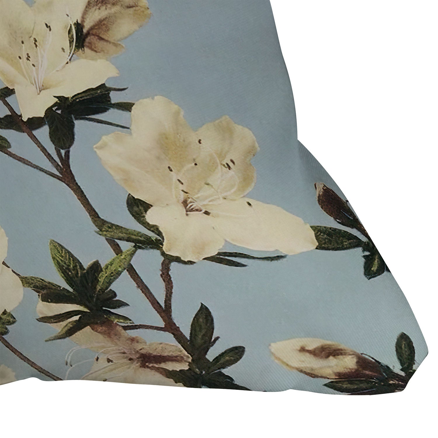 kazegami Japanese Azaleas Outdoor Throw Pillow