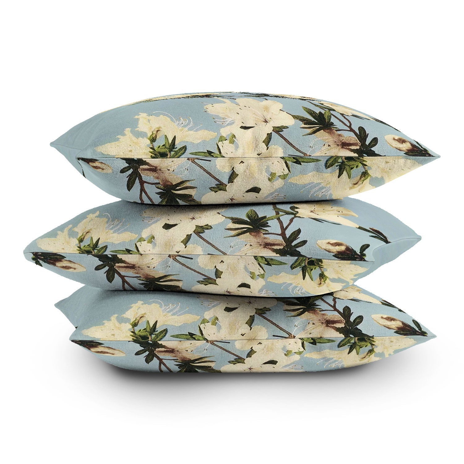 kazegami Japanese Azaleas Outdoor Throw Pillow