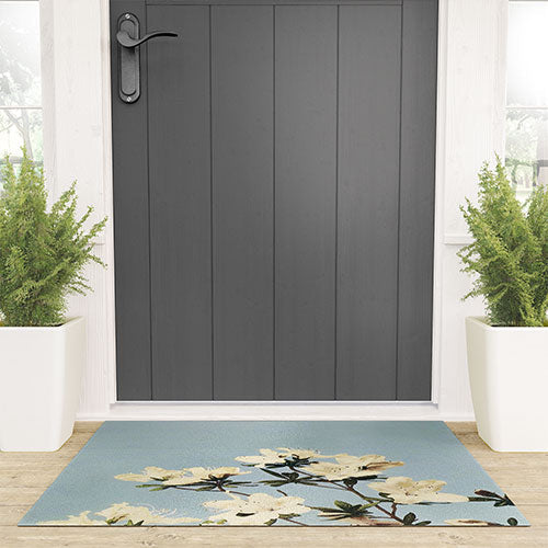 kazegami Japanese Azaleas Welcome Mat