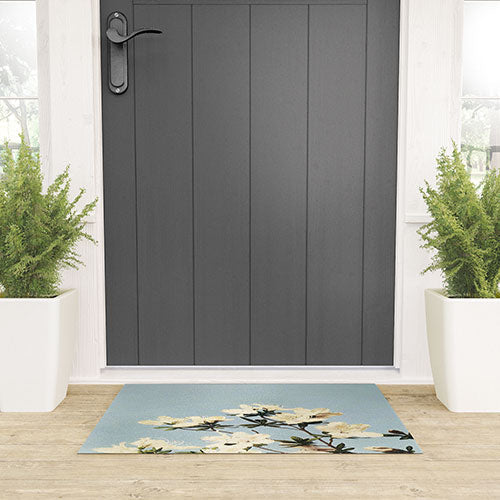 kazegami Japanese Azaleas Welcome Mat