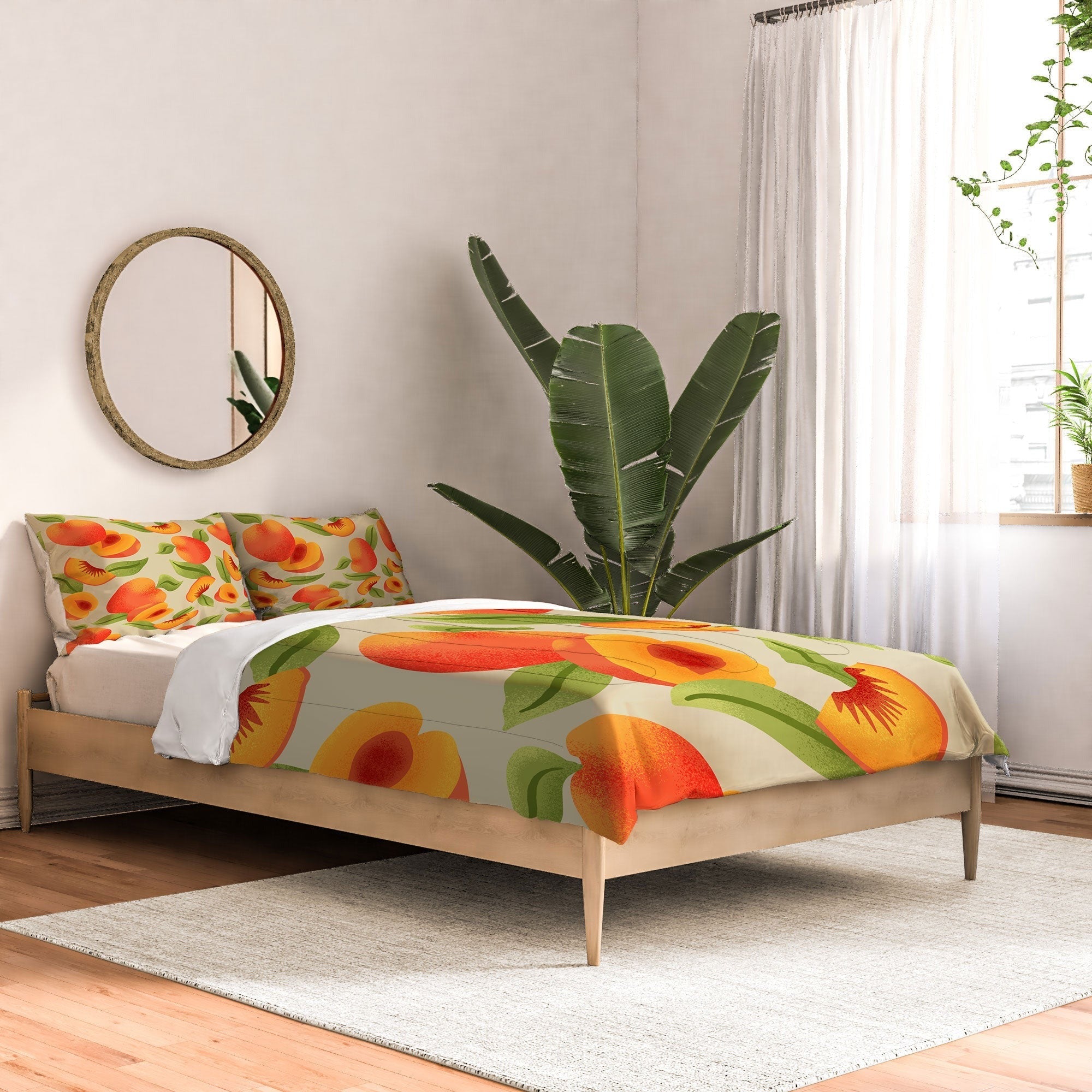 Jessica Molina Peach Pattern Comforter