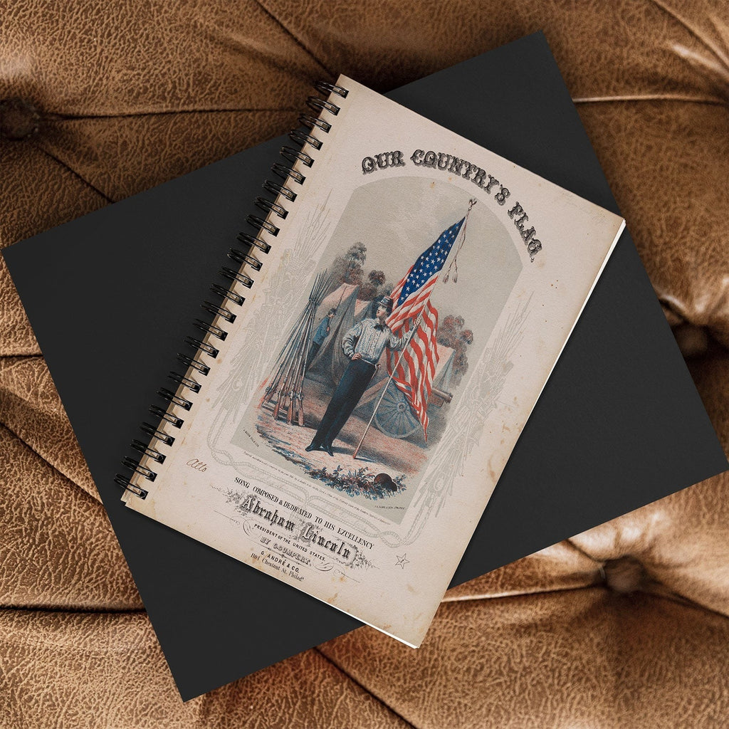 DENY Designs Our Country s Flag Spiral Notebook