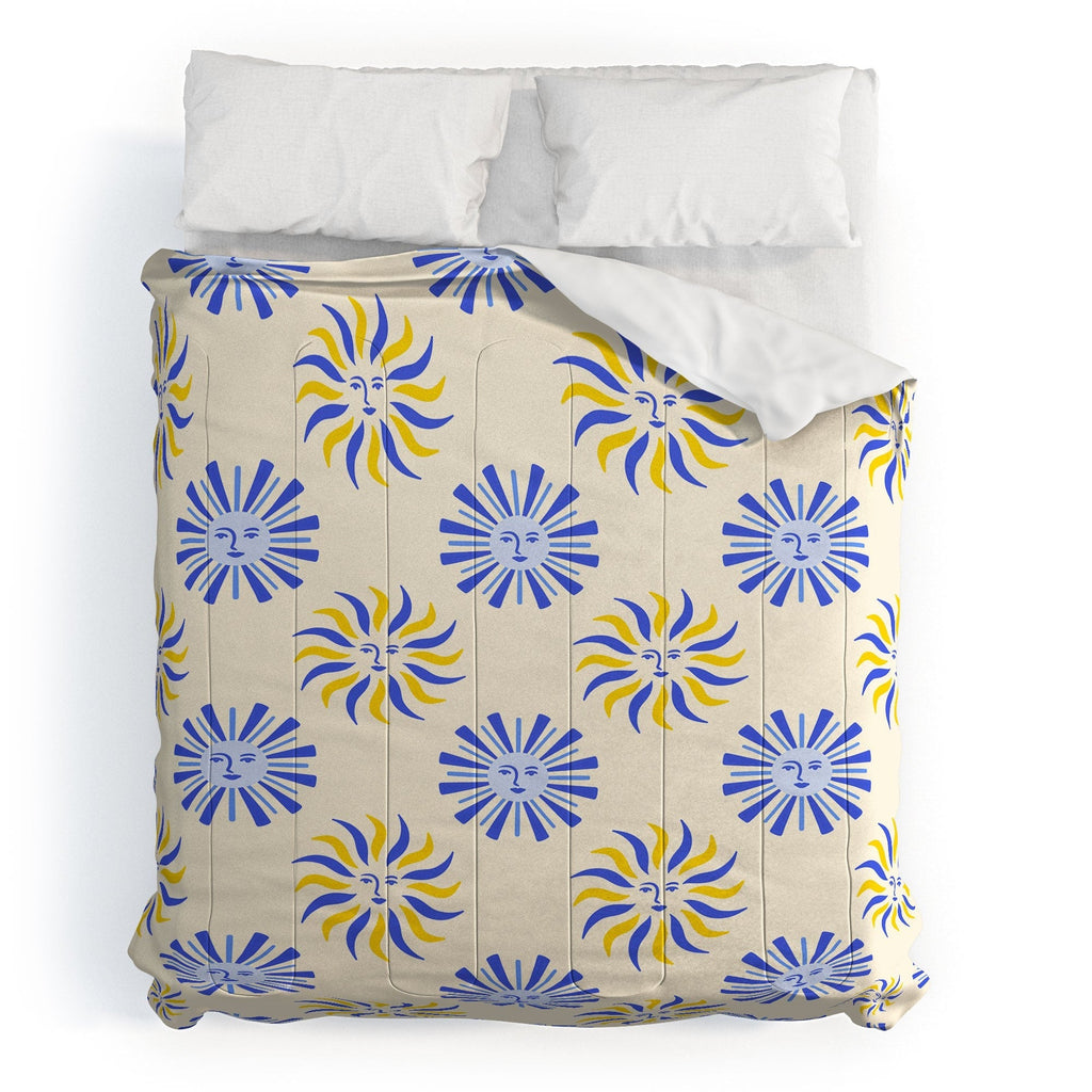 Design by Spark Dolce Vita Radial Sun Flames Comforter
