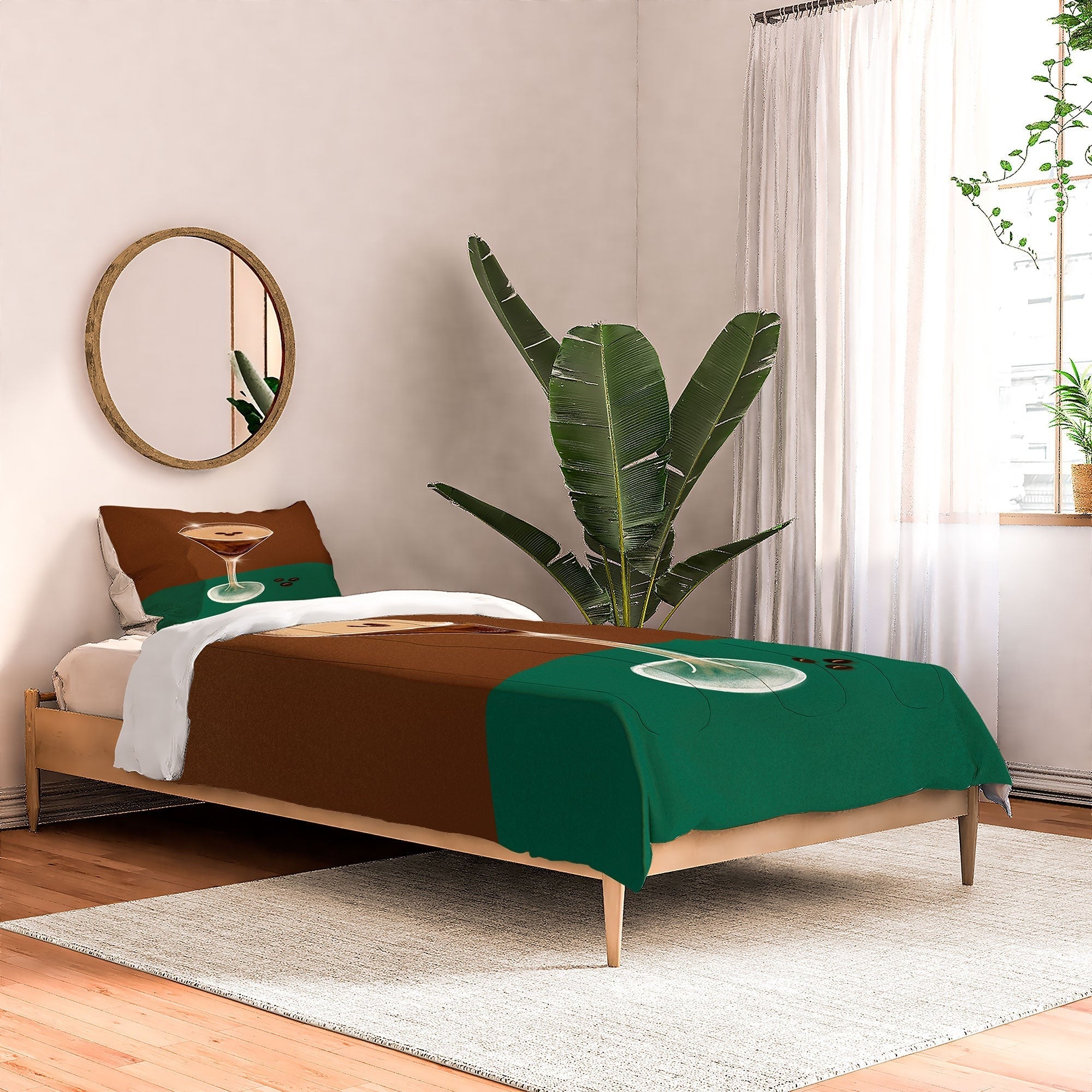 Design by Spark Expresso Martini Coffee Beans Comforter