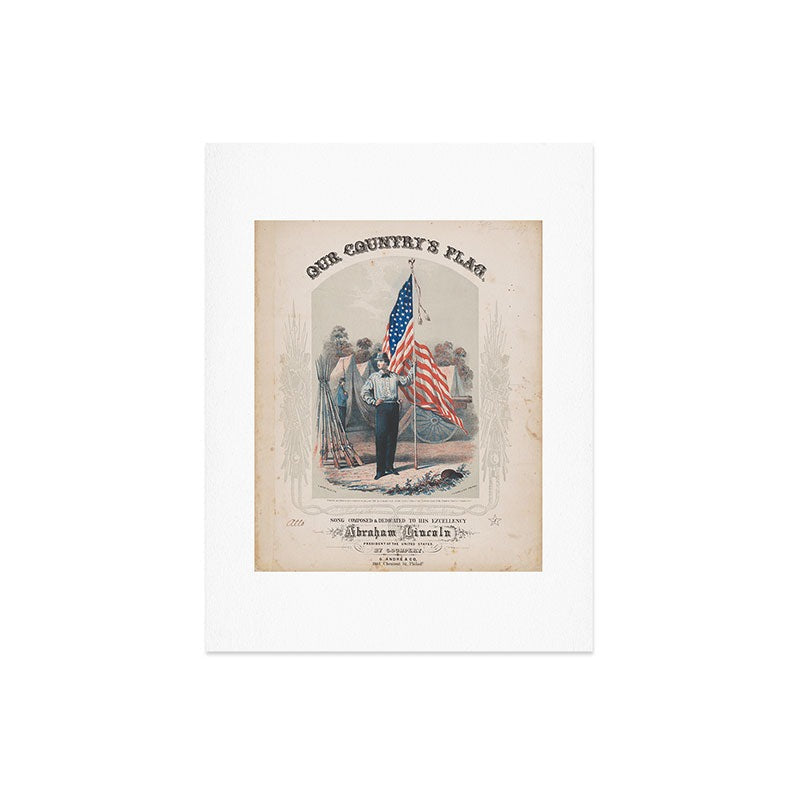 DENY Designs Our Country s Flag Art Print