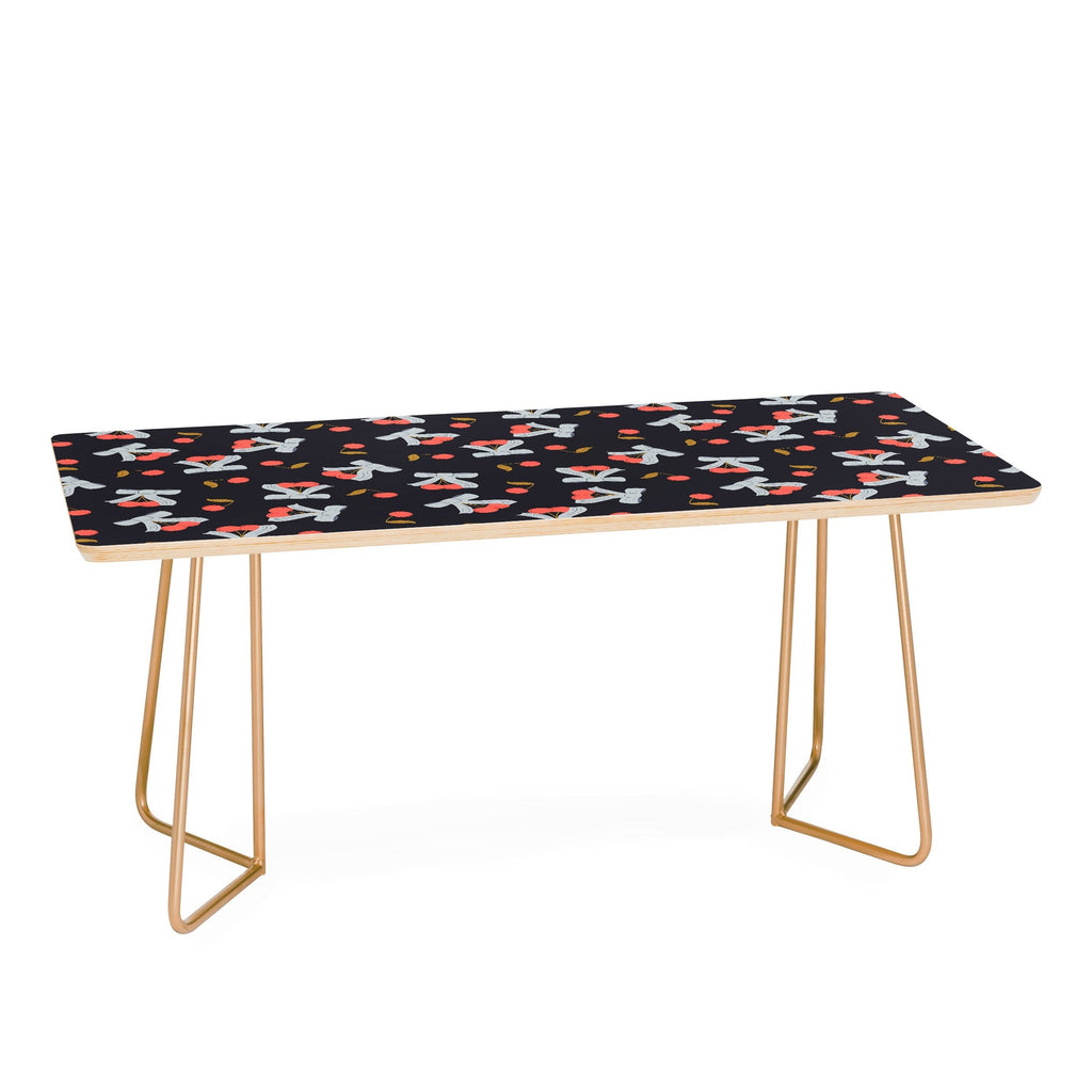 Jennifer Labre Cherries and Bows Coffee Table
