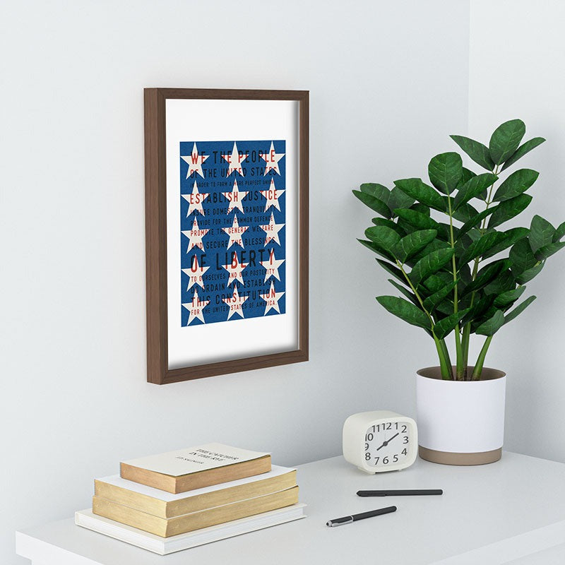 DENY Designs Starred Preamble Recessed Framing Rectangle