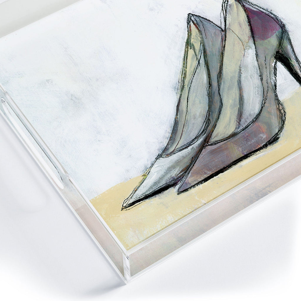 Sophia Buddenhagen Grey Stiletto Acrylic Tray