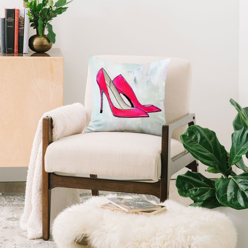 Sophia Buddenhagen Neon Walk Throw Pillow