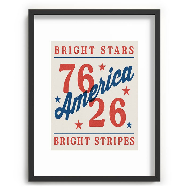 DENY Designs Bright Stars Bright Stripes Recessed Framing Rectangle