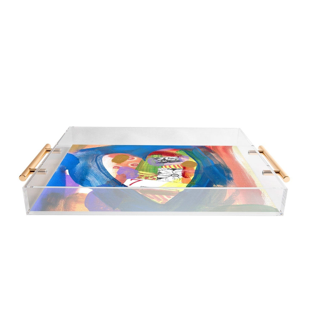 Natalie Baca Lucky in Love Acrylic Tray