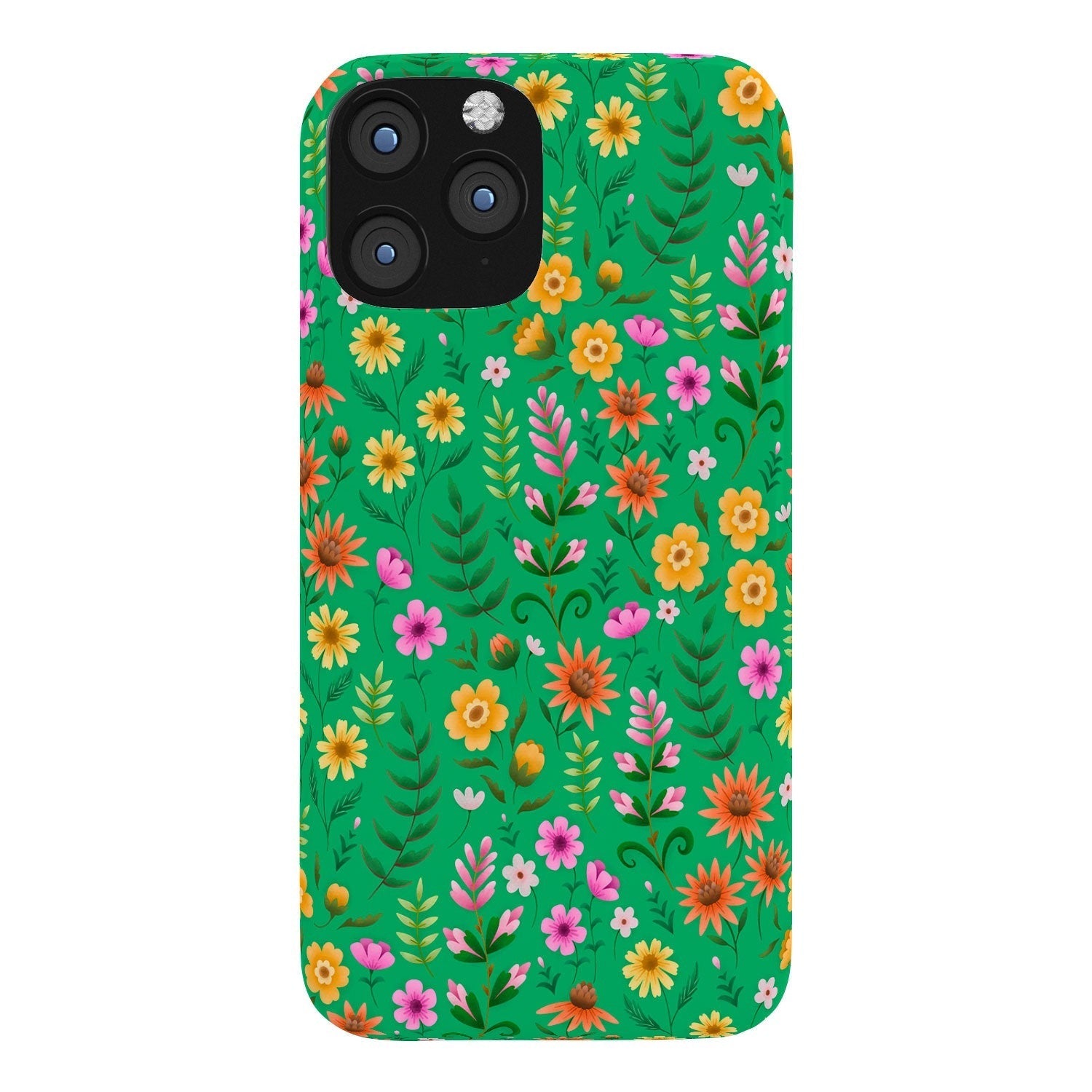 Pimlada Phuapradit Ditsy Spring Floral Green Phone Case