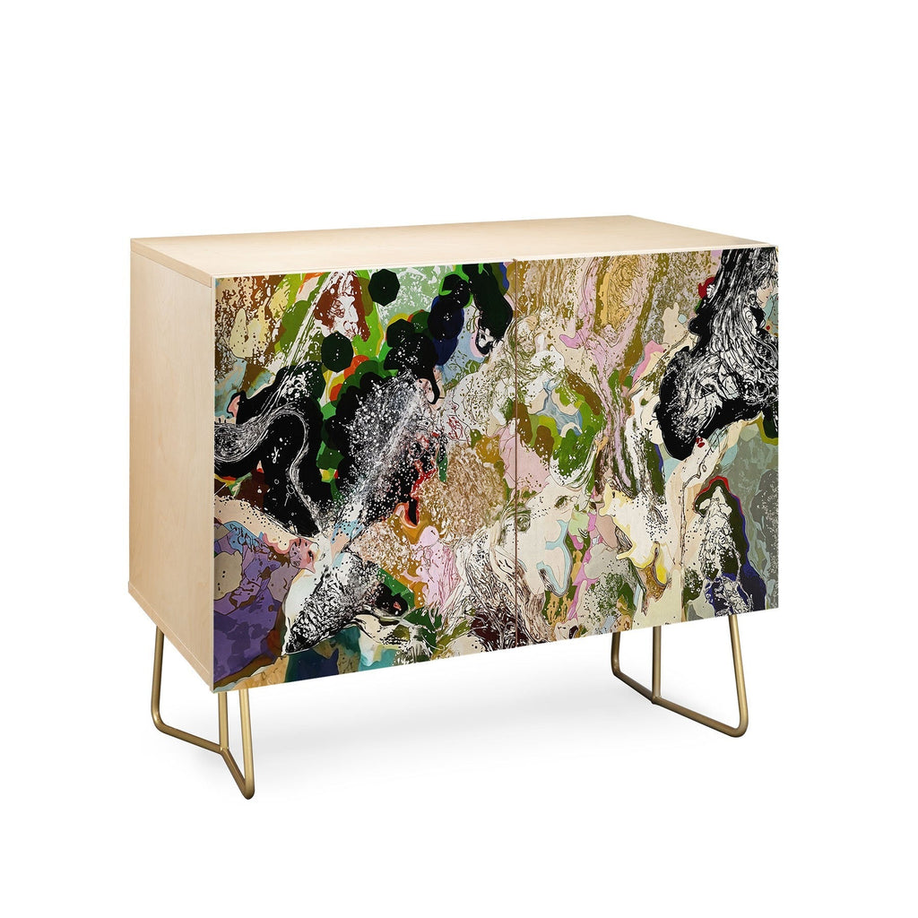 83 Oranges Echoes Beneath the Surface Credenza