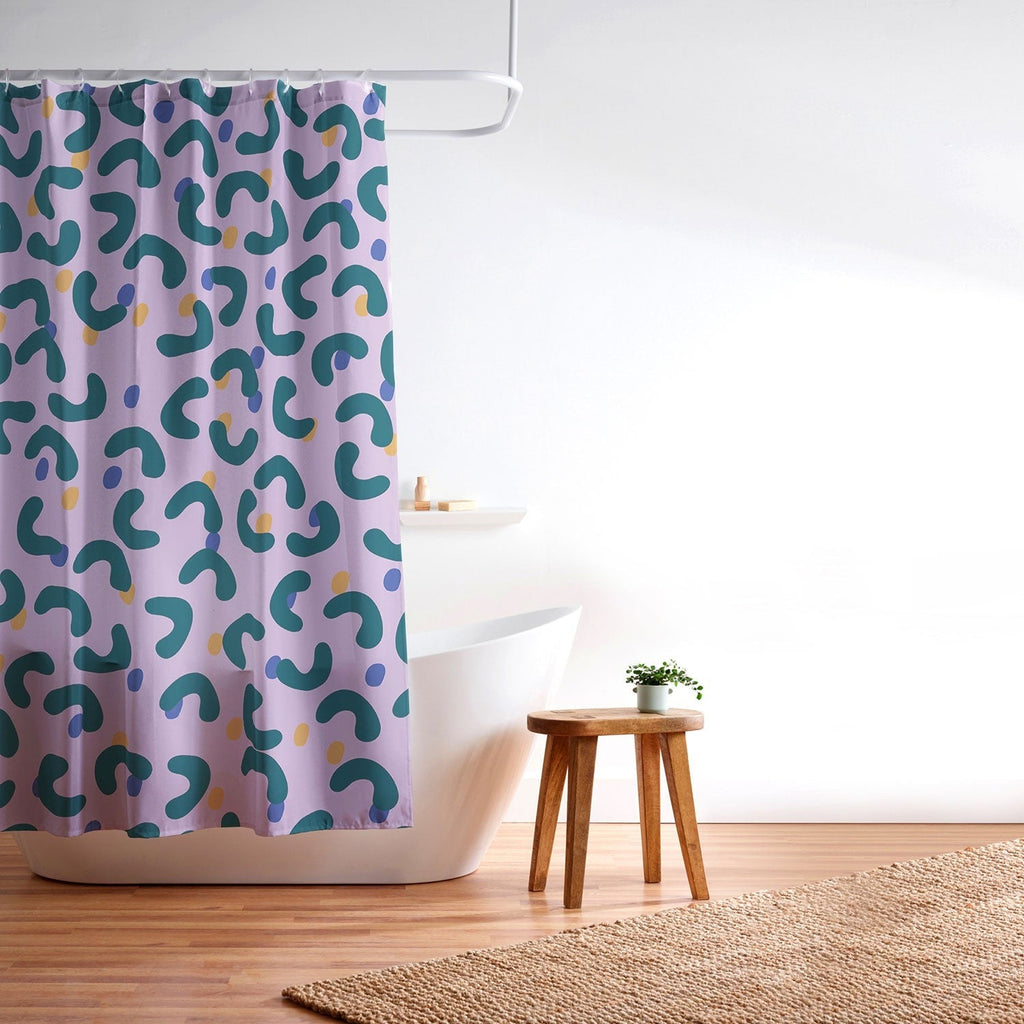 Camilla Foss Pebbles Mix Shower Curtain