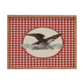 DENY Designs Gingham Eagle Rectangular Tray