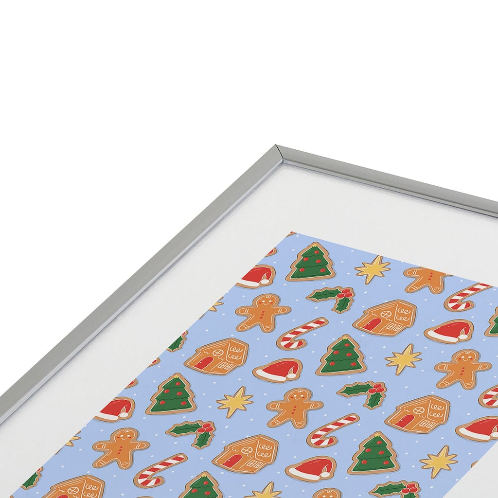 Love_Ryming Christmas Cookies Metal Framed Art Print