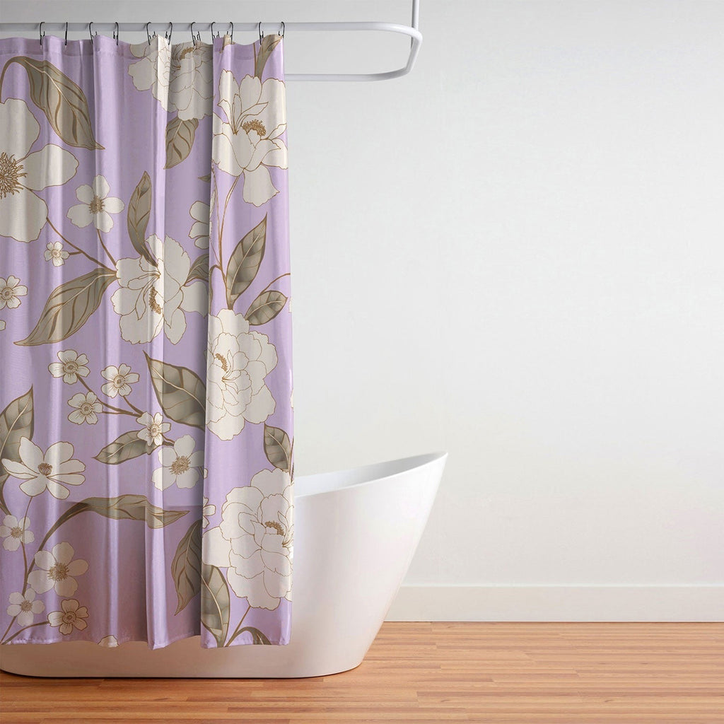 Gabriela Fuente Roberta lilac Shower Curtain