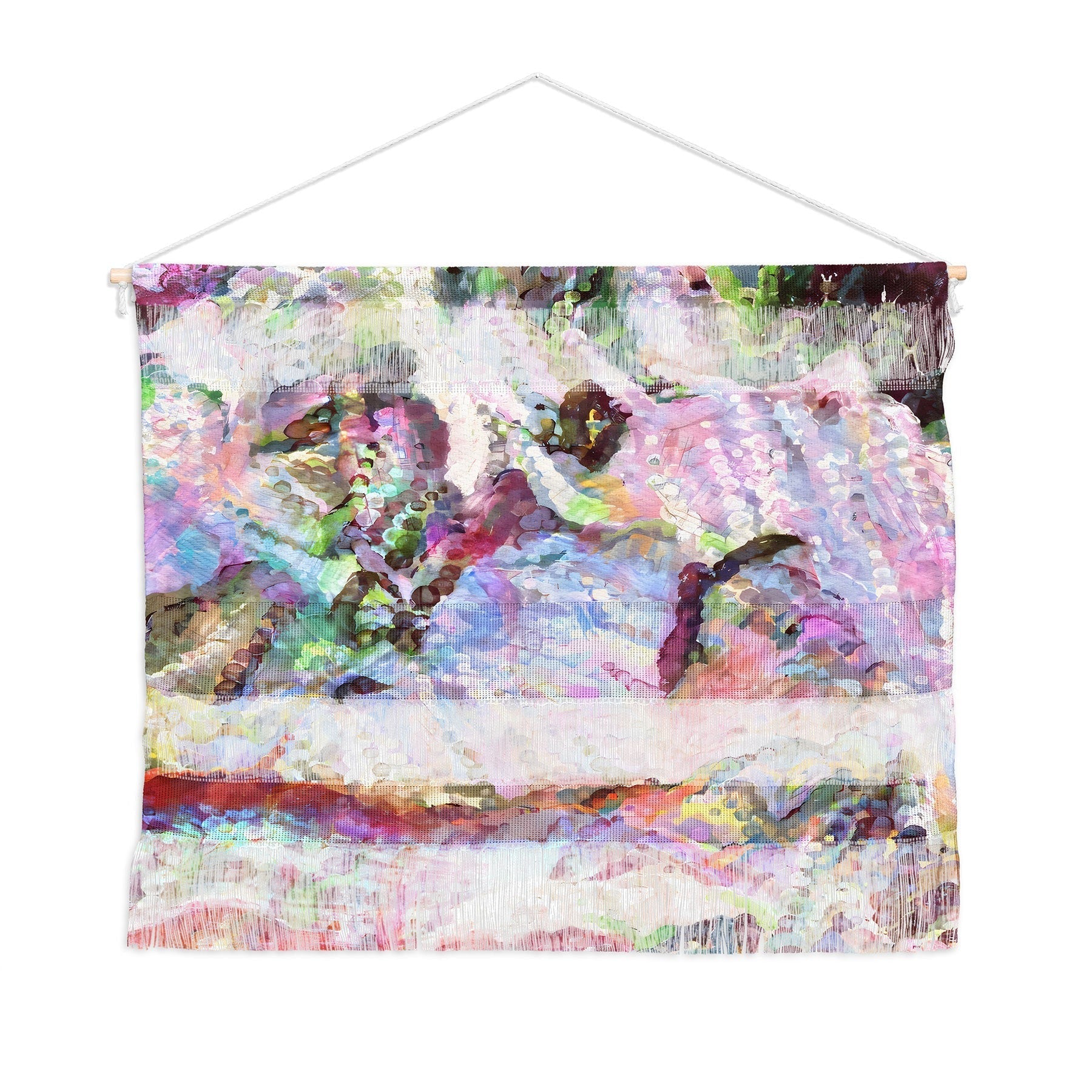 83 Oranges Sequin Haze Wall Hanging Landscape