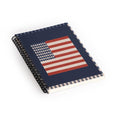DENY Designs Gingham Flag Spiral Notebook