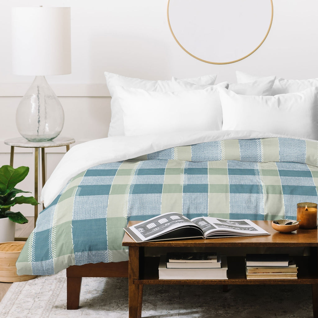 Marta Barragan Camarasa Country Style Checks Duvet Cover