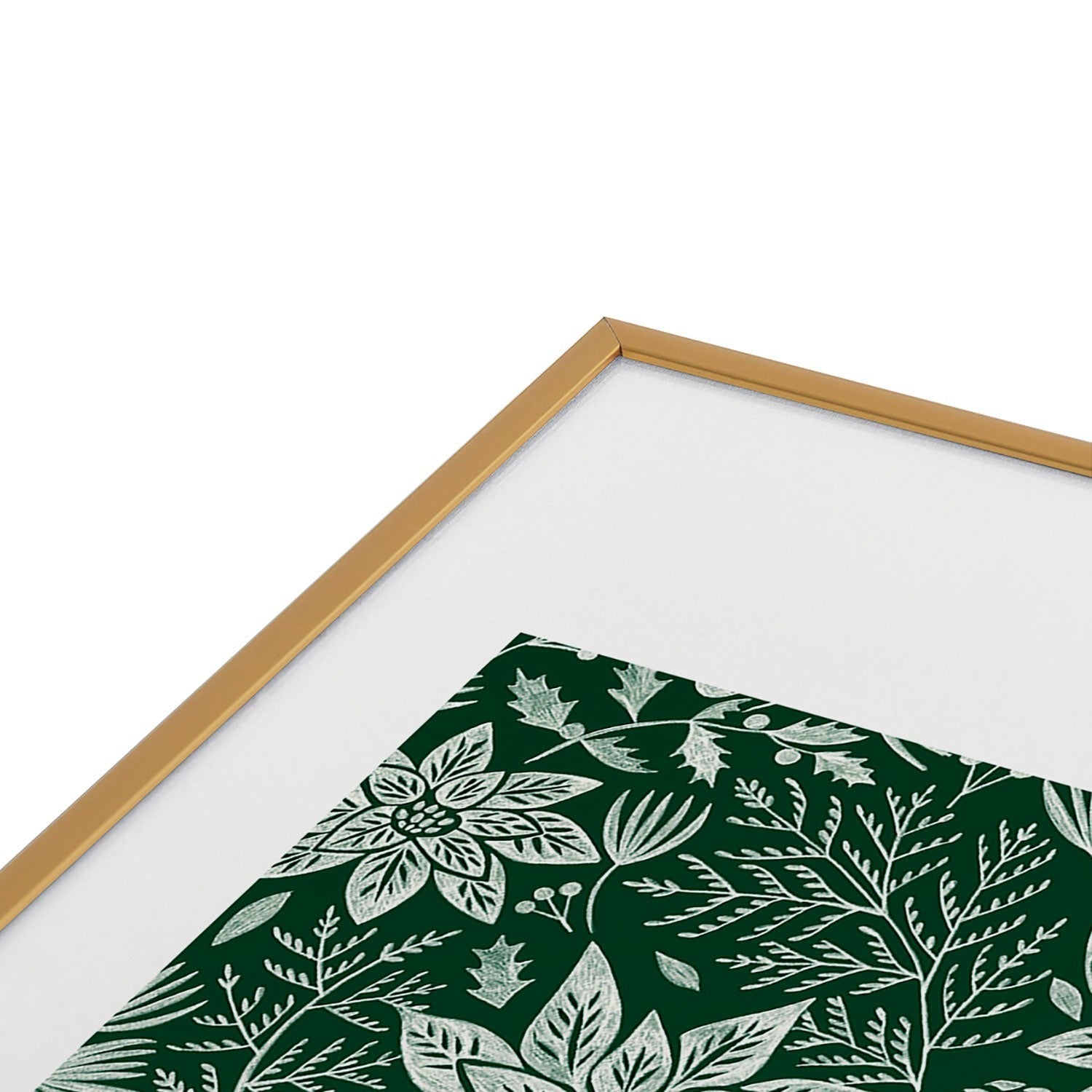 Pimlada Phuapradit Christmas Poinsettia Metal Framed Art Print